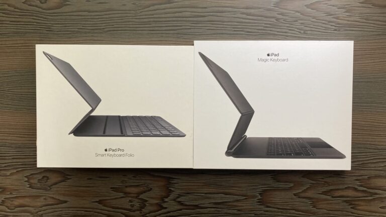 iPad用Magic KeyboardとSmart Keyboard Folioを比較しました！