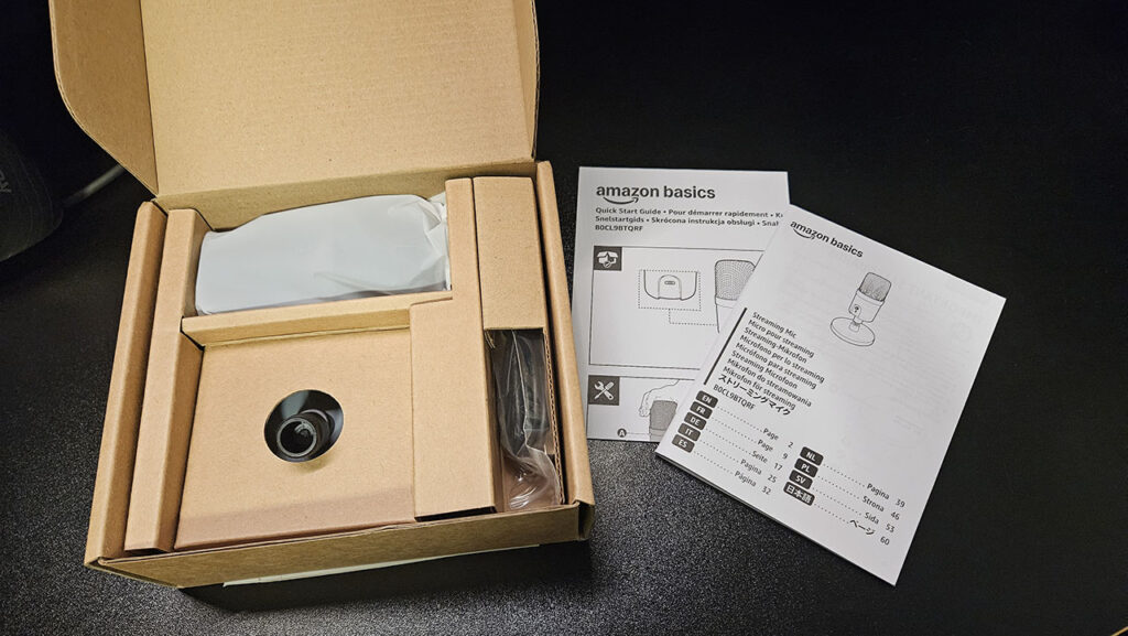 Amazonベーシックコンデンサーマイク開封