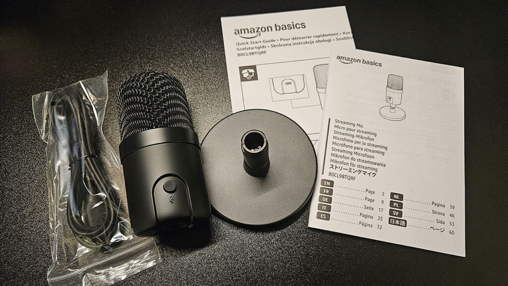 Amazonベーシックコンデンサーマイク