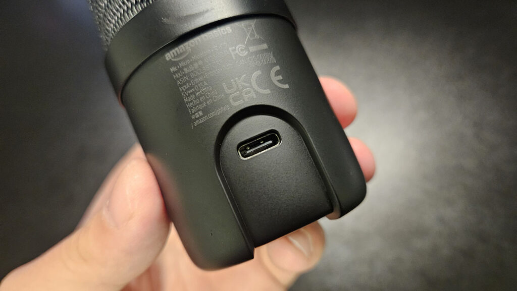 Amazonベーシックコンデンサーマイク