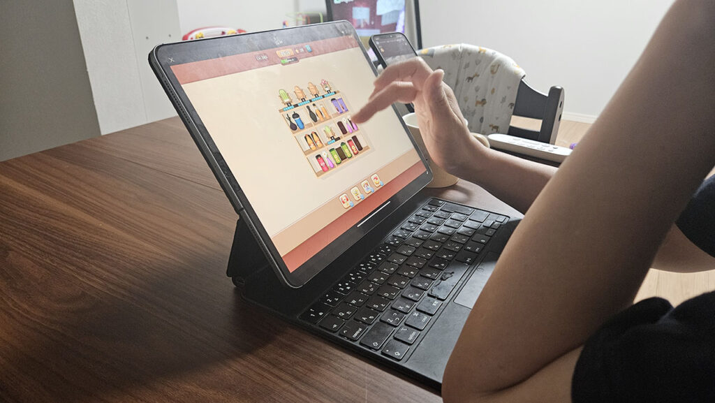 iPadは家族兼用