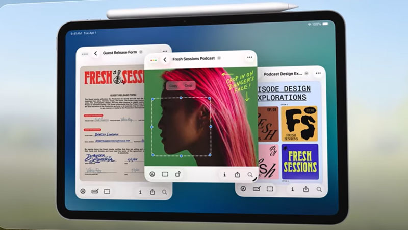 iPadでもプレビュー機能が