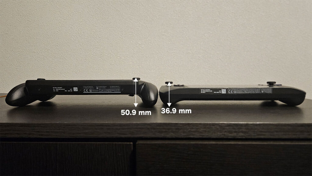 ROG Ally XとROG Xbox Ally X比較