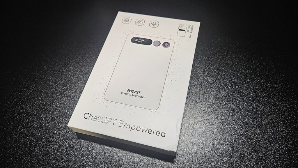 FOSMET X Note Rec10 AI ボイスレコーダー