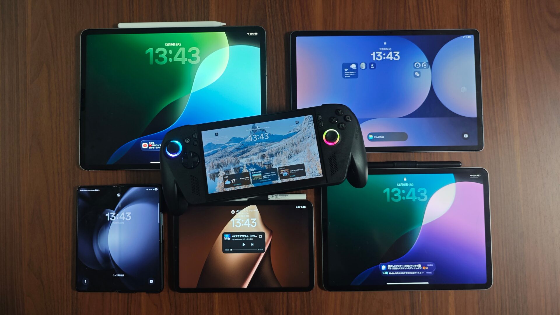 サイズ別タブレットとUMPC