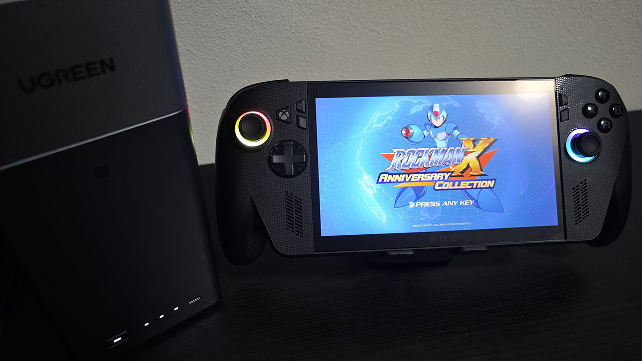 NASにインストールしたロックマンXをwifi経由で起動してプレイできる